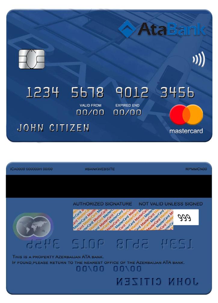 Azerbaijan ATA bank mastercard
